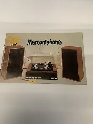 Marconiphone Vintage Brochure 1970s • $18.67