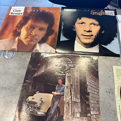 Lot Of (3) Gary Stewart LP’s - MINT/NEAR MINT. • $25