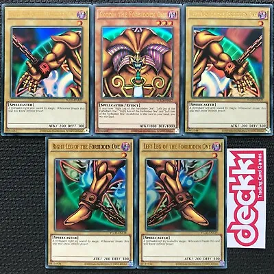 ALL 5 PIECES OF EXODIA | Exodia Forbidden One Set | Ultra Rare YGLD MINT YuGiOh! • £27.90