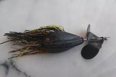 Mann's Bionic Buzzer Topwater Buzzbait Rare Black • $6.99