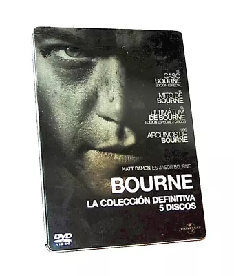 Bourne DVD Steelbook Identity Supremacy Ultimatum English Spanish Region 2 PAL • £4.98