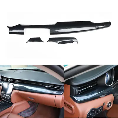 For Maserati Quattroporte 14-21 Carbon ABS Central Console Dashboard Panel Trim • $114.94