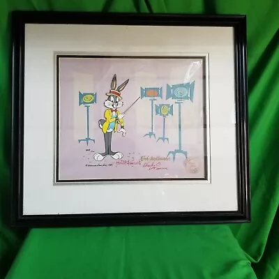 Bugs Bunny - Limited Edition Animation Cel Titled  Spotlight Bugs  3 Signatures • $350