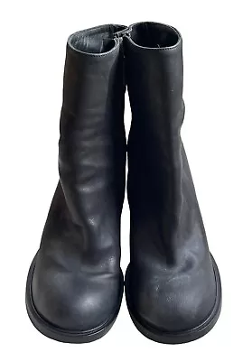 Women’s A.F. Vandevorst Leather Boots Elephant Grey Size 40/9 • $500