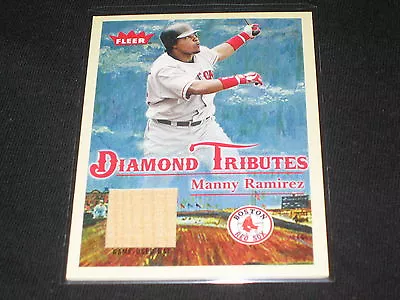 Manny Ramirez Red Sox Legend Certified Genuine Authentic Game Used Bat Card • $19.95