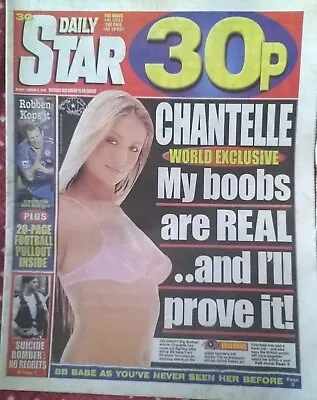 DAILY STAR 6 February 2006 - Chantelle Houghton (Page 3) Gemma Atkinson CBB • £3.99