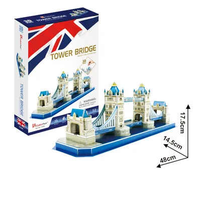 Cubic Fun - 3D Jigsaw Puzzle Tower Bridge London England Medium • £12.38