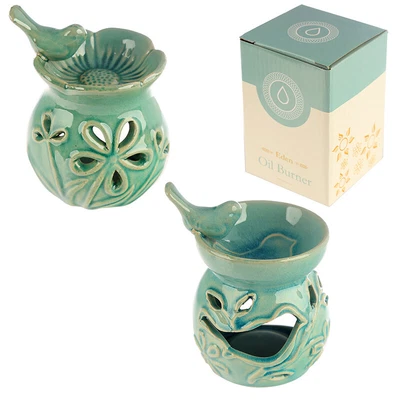 £4.85 • Buy Ceramic Oil Burner - Bird Bath Design