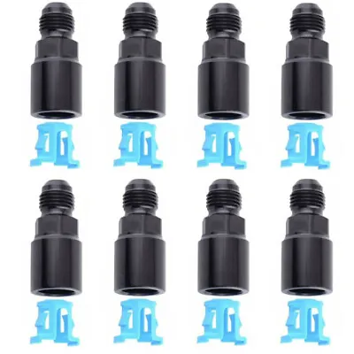 8X 6AN Male Flare Quick-Disconnect Push-On Adapter 3/8  To Fuel Rail EFI Fitting • $20.99