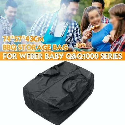 BBQ Storage Carry Duffle Bag For Weber BABY Q&Q1000 Series Waterproof 74*57*43cm • $25.40