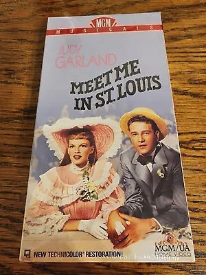 Meet Me In St. Louis (VHS 1990). NEW SEALED • $4