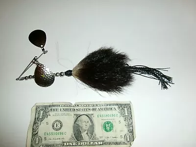 Unknown 1-1/2 Oz. Two Arm Skunk Hair Spinnerbait Musky Muskie Lure - Used • $13.99