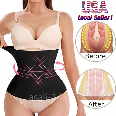 Fat Burner Sauna Tummy Tuck Belt Hot Body Shaper Magic Girdle For Belly Slimming • $15.79