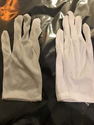 Gloves 🧤White Care/party/home Fabric Gloves 90’s Rave Style • £2.22