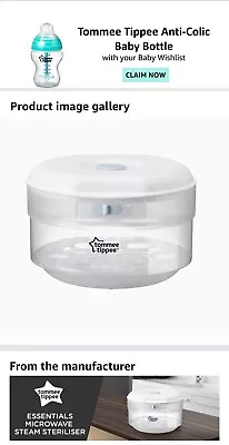 £8 • Buy Tommee Tippee Cold Water Steriliser