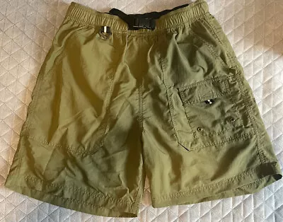 Men's St. John's Bay Green Cargo Shorts Size Med 32-34 Lots Of Pockets • $10