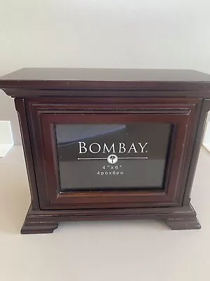 Bombay Company Wooden Photo Box (4 X 6 Photo Holder) • $59.99