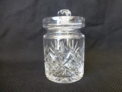 Vintage Edinburgh Crystal Tay Pattern Jam Or Condiment Jar • £33.78