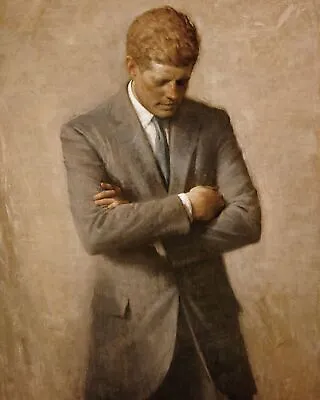 President John F. Kennedy Of Official Painting 8x10 Photograph Reprint • $8.49