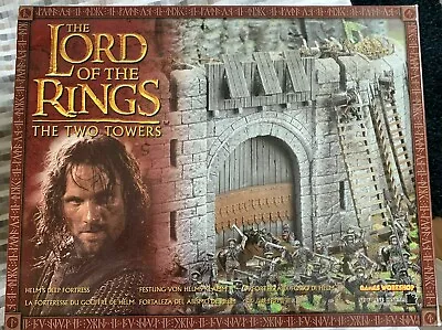 Games Workshop Lord Of The Rings Walls Of Helms Deep Scenery New Boxed Fortress • £349.99