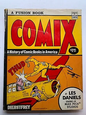 Comix: A History Of Comic Books In America By Les Daniels 1971 HC/DJ • $14.99