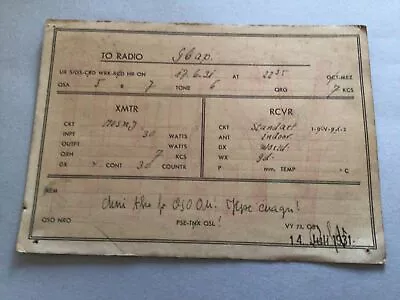 £10 • Buy QSL Radio Card Germany 1931 Ref 65405