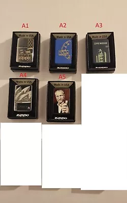 Brand New Zippos With Original Case 60 Models Remianing No Doubles Thank You. • £19