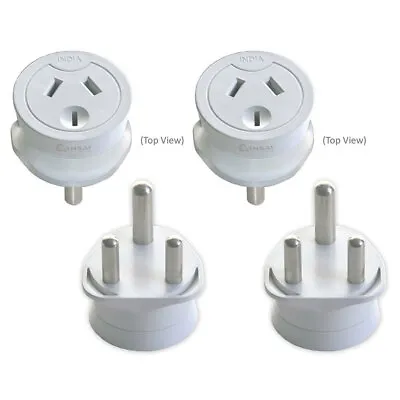$19.95 • Buy 2x Sansai Travel Power Adapter Outlet AU/NZ Socket To South Africa SA/India Plug