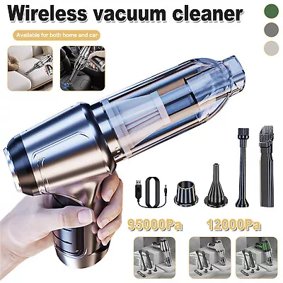 $29.99 • Buy Wireless Portable Handheld Strong Suction Powerful Auto Car Home Vacuum Cleaner