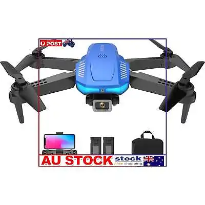 $42.49 • Buy LS/RC F185 Pro 4K HD Dual Camera FPV RC Drone With 2 Battery (Blue)