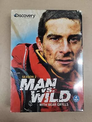 Man Vs Wild Season 2 With Bear Grylls (4-DVD Set 2008) • $45.99