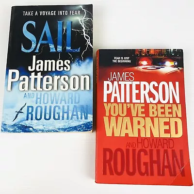 2x James Patterson Paperback Books Sail + You’ve Been Warned Thriller Bundle • $19.90