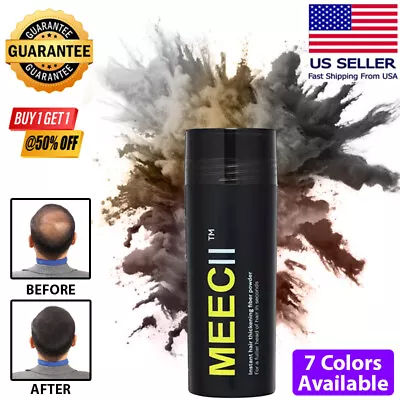 Hair Fiber Spray Real Hair Building Instant Hair Loss Concealer Powder Thickener • $10.99