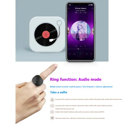 Wearable Finger Ring Bluetooth 5.0 Remote Control Smart Wireless Controller  • $39.95