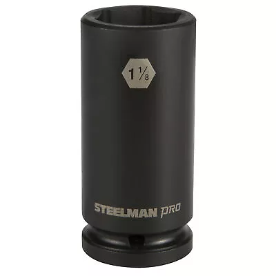 Steelman Pro 3/4 In. Drive 1-1/8 In. 6 Point Deep Impact Socket 79267 • $15.99