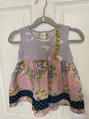 Matilda Jane (Good Hart) Lilac Lush Sara Top - Size 2 - EUC - HTF • $10.35