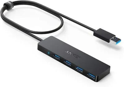 $27.19 • Buy Anker 4-Port USB 3.0 Hub Ultra-Slim Data USB Hub With 2 Ft Extended Cable [Charg