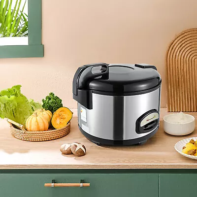 10L 1600W Commercial Rice Cooker Super Large Electric Rice Cooker Non-stick • $152