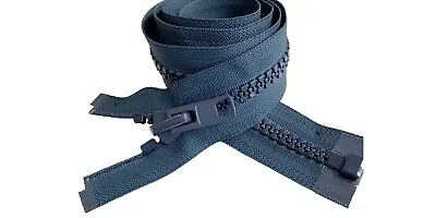 YKK #10 10  - 36  Large Molded Plastic Heavy Duty Jacket Zippers Separating  • $5.99