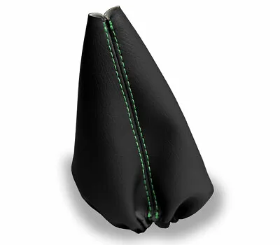 Manual Shift Boot Cover Leather For Volkswagen Cabrio 1996-2002 Green Stitch • $32.99