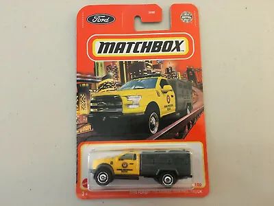 2010 Ford F-150 Animal Control Truck * Yellow * 2021 Matchbox Case V 72/100 • $2.95