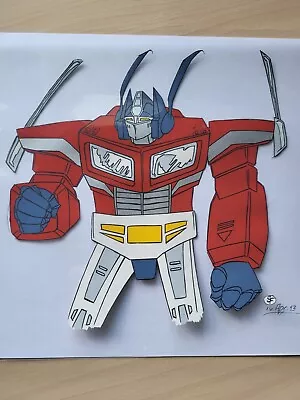 Transformers G1 Optimus Prime FANimation Cel • $100