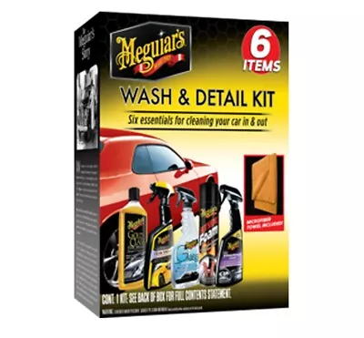 Meguiar’s Wash & Detail Kit Perfect For All The Cars • $39