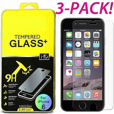 $7.15 • Buy Premium Real Screen Protector Tempered Glass Film For IPhone 10 X 6 6s 7 8 Plus