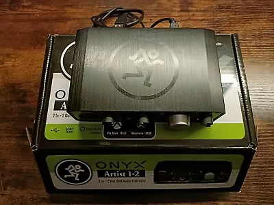 £50 • Buy Mackie Onyx Artist 1.2 USB Audio Interface Electric Guitar Bass Guitar Focusrite