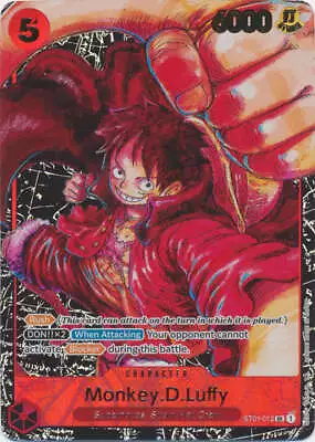 Foil Monkey.D.Luffy (Alternate Art) ST01-012 SEC Awakening Of The New Era One... • $34.99