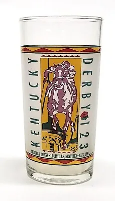£16.85 • Buy 1997 123th Kentucky Derby Mint Julep Beverage Glass Winner Was Silver Charm