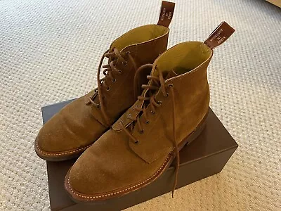 R M Williams Rickaby Boots Tobacco Suede Size 8 UK • £200