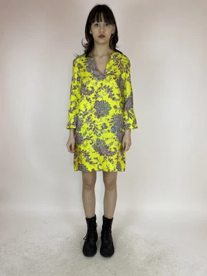 $45 • Buy ZARA HOME SILK Floral Dress Relaxed Tunic Womens Size M