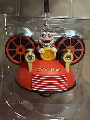 Mr Toad's Wild Ride Ear Hat Ornament Disney Parks Retired 2017 Rare Mr. Toad • $114.99